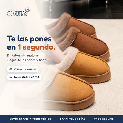 Pantuflas Cobijitas fáciles de poner, unisex